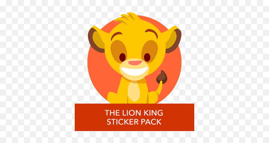 Disney Stickers - Lion King Stickers Whatsapp Emoji,Lion Emoji