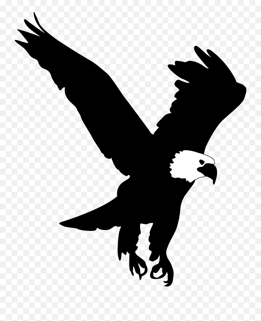Bald Eagle Clip Art - Eagle Silhouette Transparent Emoji,Bald Eagle Emoji