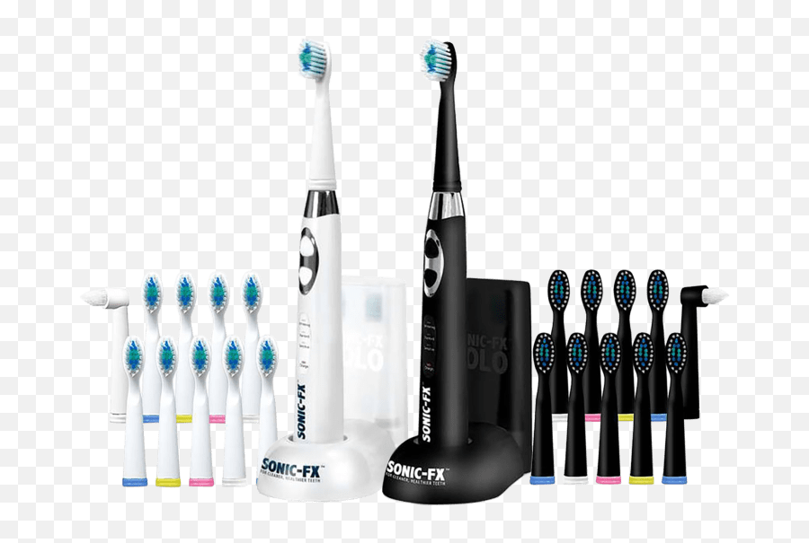 Sonic Fx Sonic Toothbrush With 10 Brush Heads U0026 1 - Cosmetics Emoji,Is There A Toothbrush Emoji