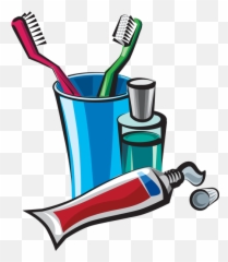 Cliparts Hygiene Products - Toothbrush Toothpaste Clipart Png Emoji,Toothpaste Emoji