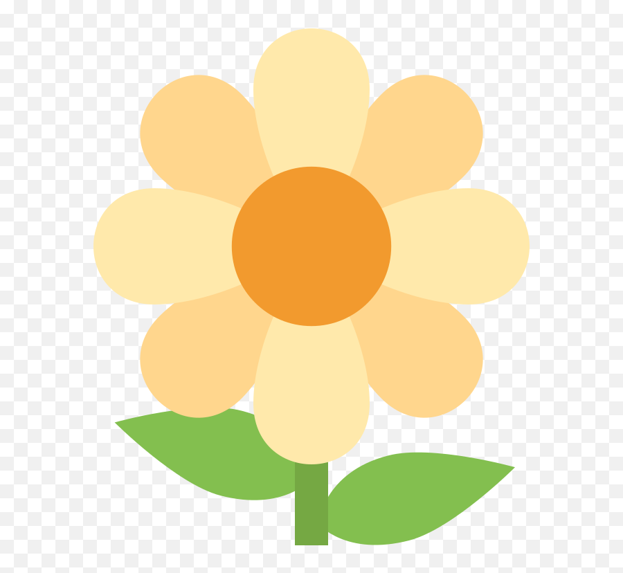 Emojione 1f33c - Sunflower Cartoon With 8 Petals Emoji,Cut And Paste Emoji