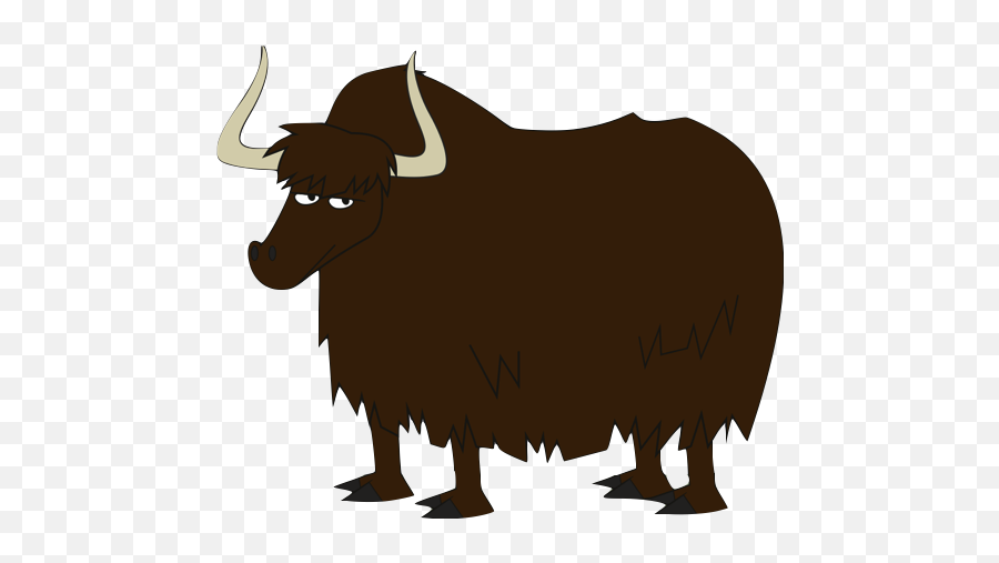 Yak Clipart Png - Yak Png Emoji,Yak Emoji