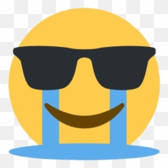 Mood Af Cursedemojis Emoji Meme Edgy I God Damn - Crying Emoji With Sunglasses,God Emojis
