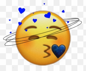 emoticon emoji kiss blue Sticker by CMP19SuperDark - Smiley