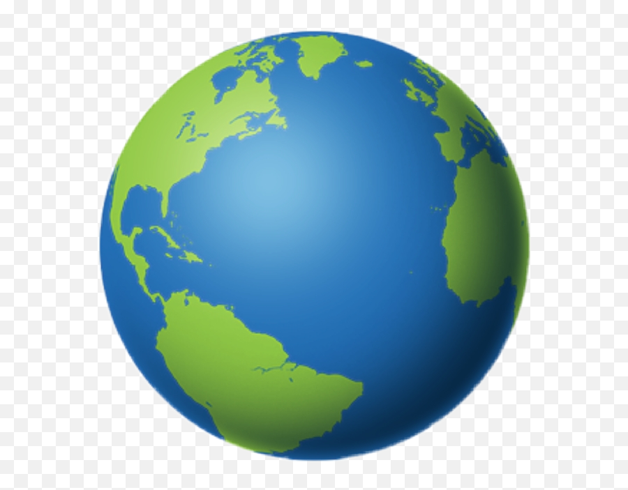 Globe Emoji Green Blue Galaxy Sticker - Save The Planet Share,Emoji Planet