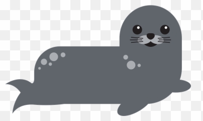 Free Beach Shell Vectors - Seal Clipart Transparent Emoji