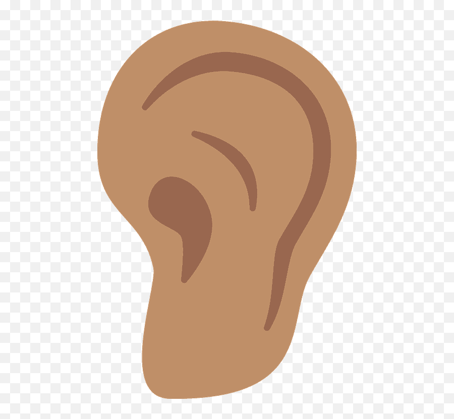 Ear Emoji Clipart - Language,Emoji Ear