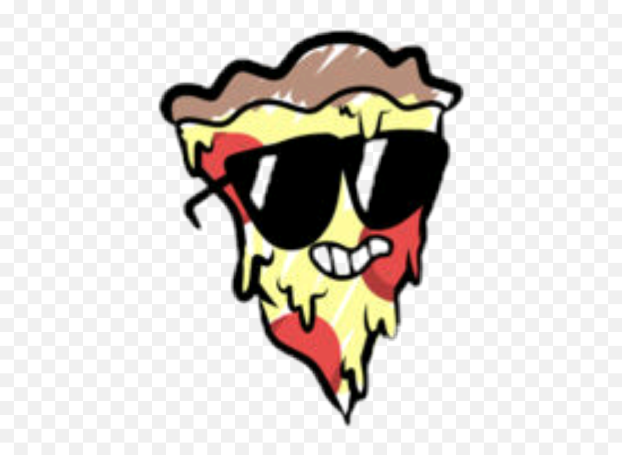 Pizza Coolgirls Boys Rad Sticker - For Adult Emoji,Rad Emoji