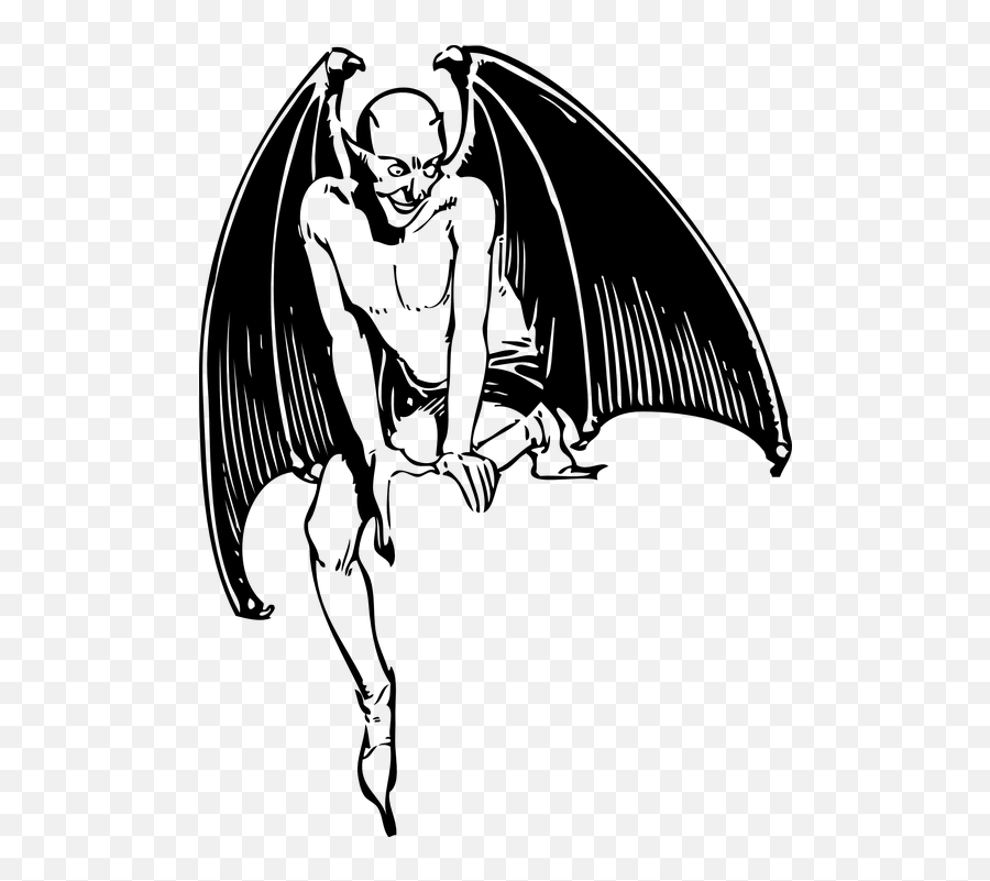 Free Devil Demon Vectors - Devil Illustration Emoji,Batman Emoji
