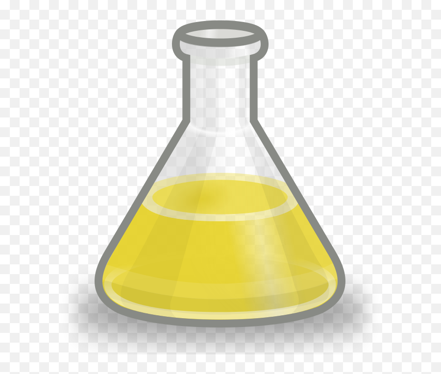 Conical Flask Yellow - Yellow Conical Flask Emoji,Point Right Emoji