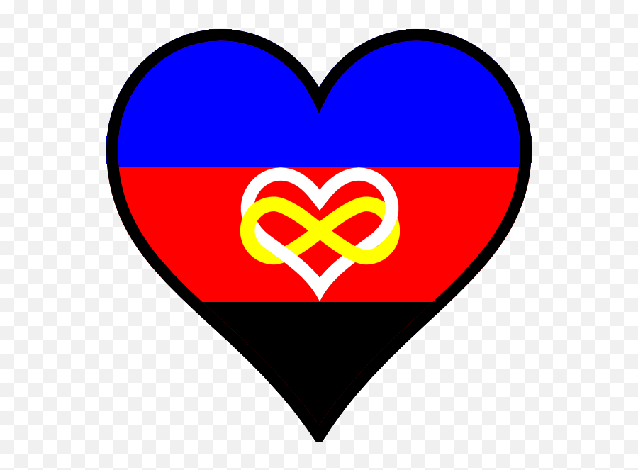 Heart Polyamorous Pride 2 - Polyamorous Heart Png Emoji,Pride Heart Emoji