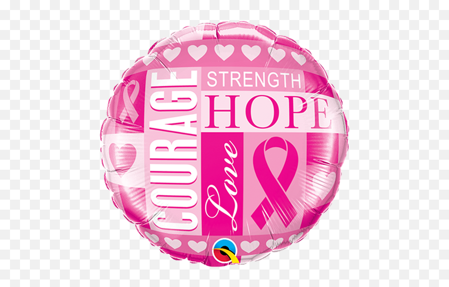 Party Theme - Breast Cancer Balloon Emoji,Pink Cancer Ribbon Emoji