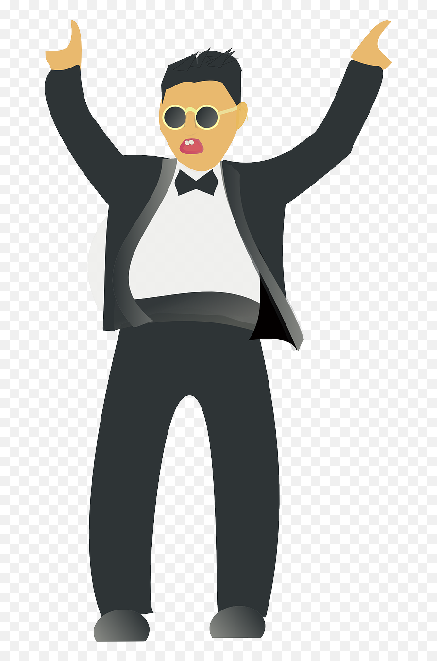 Gangman Gentleman Dance Rapper Man - Gentleman Clipart Emoji,Emoji Gangster Rap