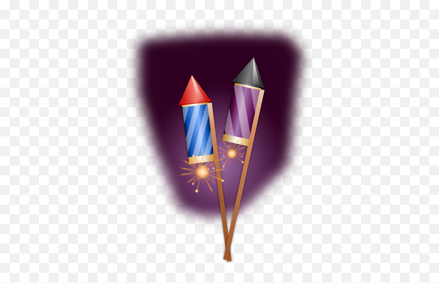 Vector Clip Art Of Firework Rockets - Rocket Crackers Png Emoji,4th Of July Emoji Art