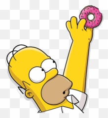 67 Homer Icon Images At Vectorified - Simpson Donut Png Emoji