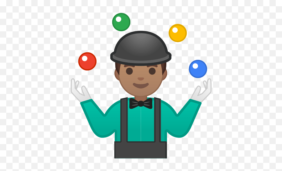 Juggling Emoji With Medium Skin Tone - Emoji,Trophie Emoji