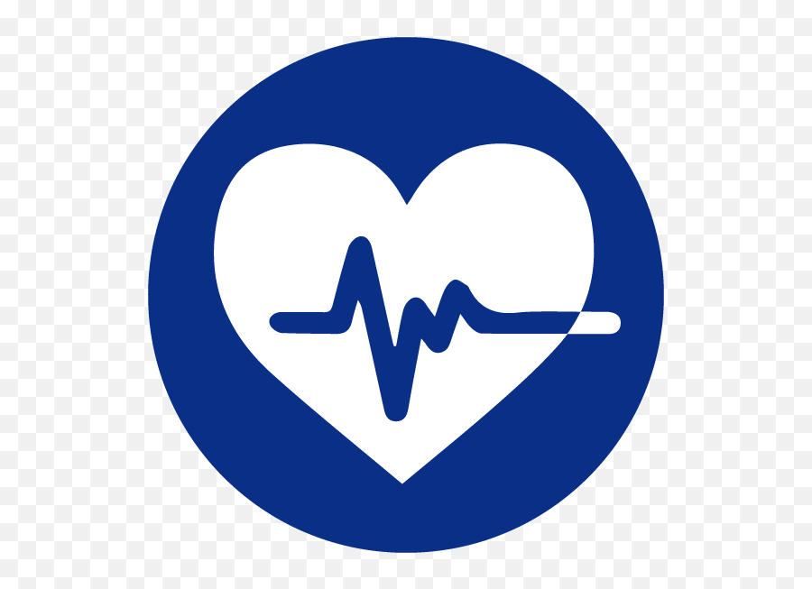 Blue Heart Beat Icon Clipart - Clip Art Emoji,Blue Tick Instagram Emoji