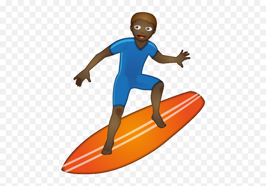 Emoji - Surfboard,Surfer Emoji