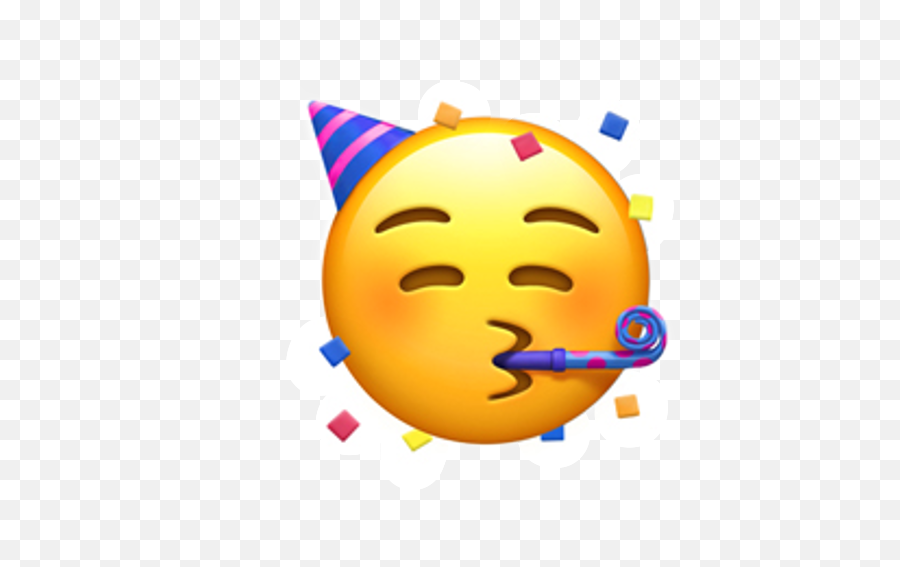 Birthday Emoji Birthdayemoji Celebrate Partyemoji Apple - Party Hat Emoji Transparent,Celebrate Emoji