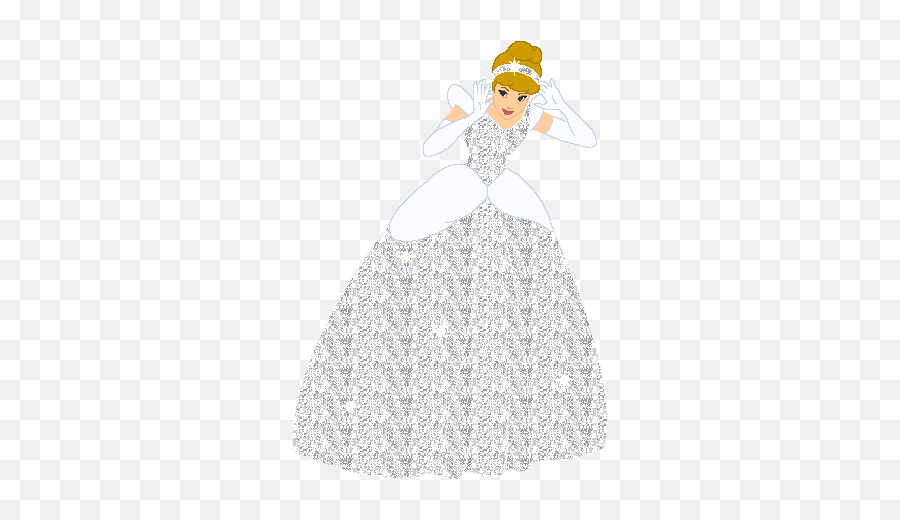 Disney Princesses Glitter Gifs Picgifscom - Cartoon Cinderella Ball Gown Emoji,Princess Emoticons