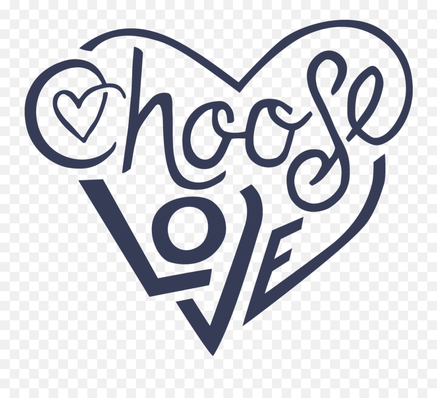 Download Hd Choose Love Heart Footprint - Choose Love Choose Love Emoji,Footprint Emoji