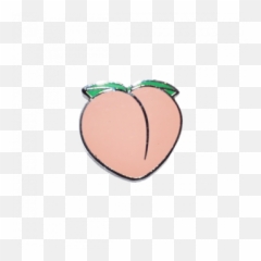 Ass Emoji - Peach Pin,Emoji Ass