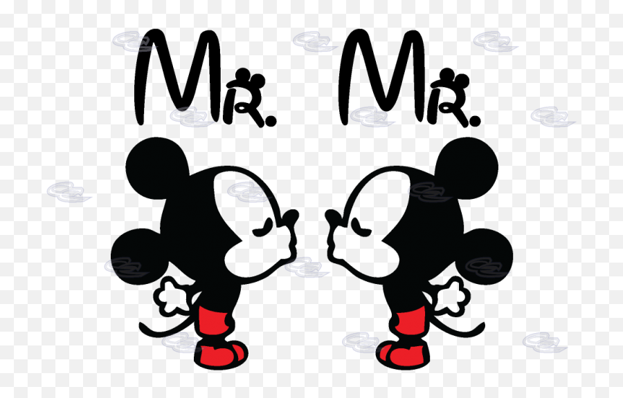 Pin - Cute Minnie Mouse And Mickey Mouse Emoji,Gay Couple Emoji