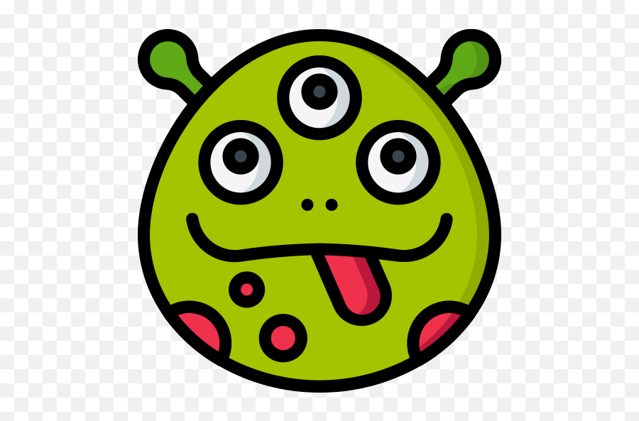 Silly - Free Smileys Icons Happy Emoji,Alien Monster Emoji