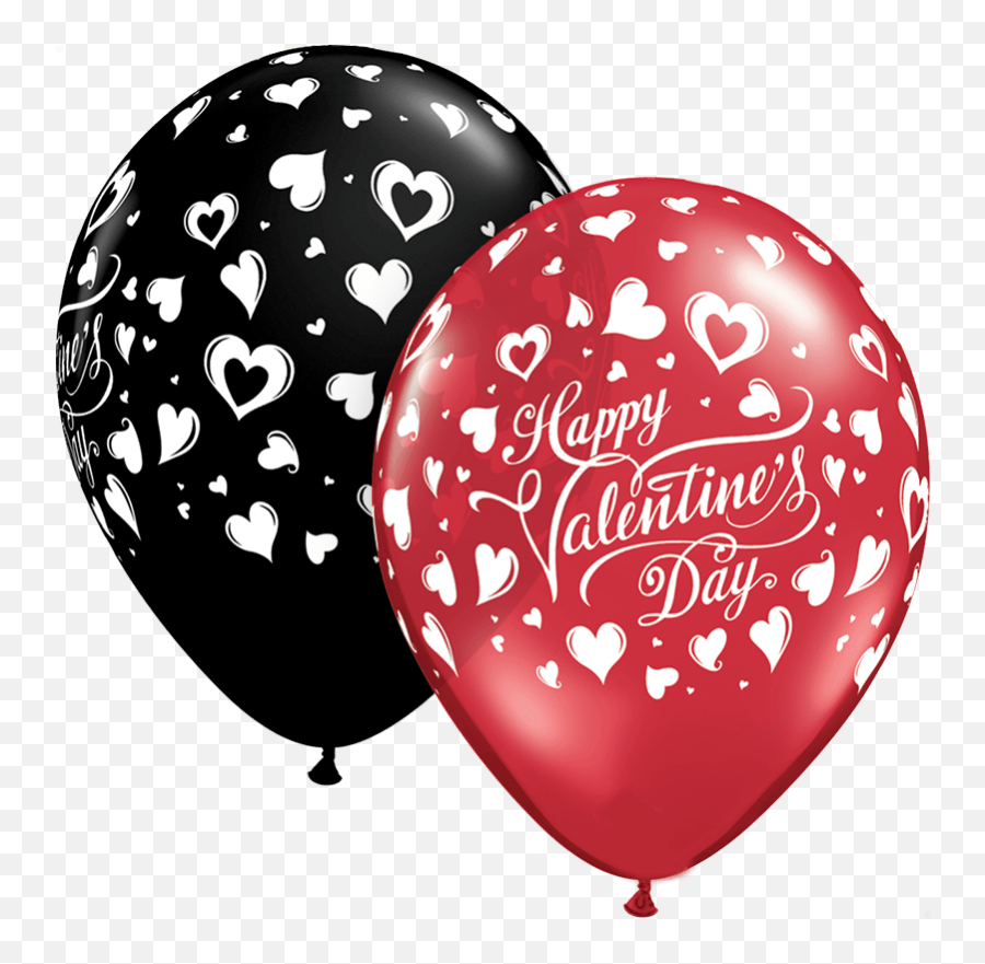 11 Valentineu0027s Hearts Assorted - Balloon Emoji,Emoji Balloon Arch