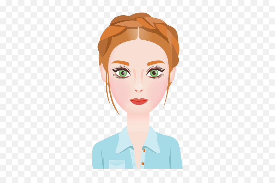 Beaumoji Crown Braid Beauty Emoji - Illustration,Eyelash Emoji