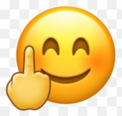 Fuck Fuckyou Sticker - Happy Emoji,Army Emoticon