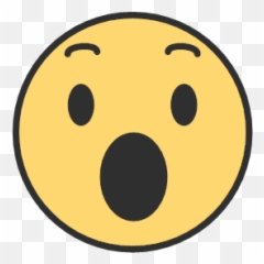 Facebook Reaction Shocked Emoji Icon