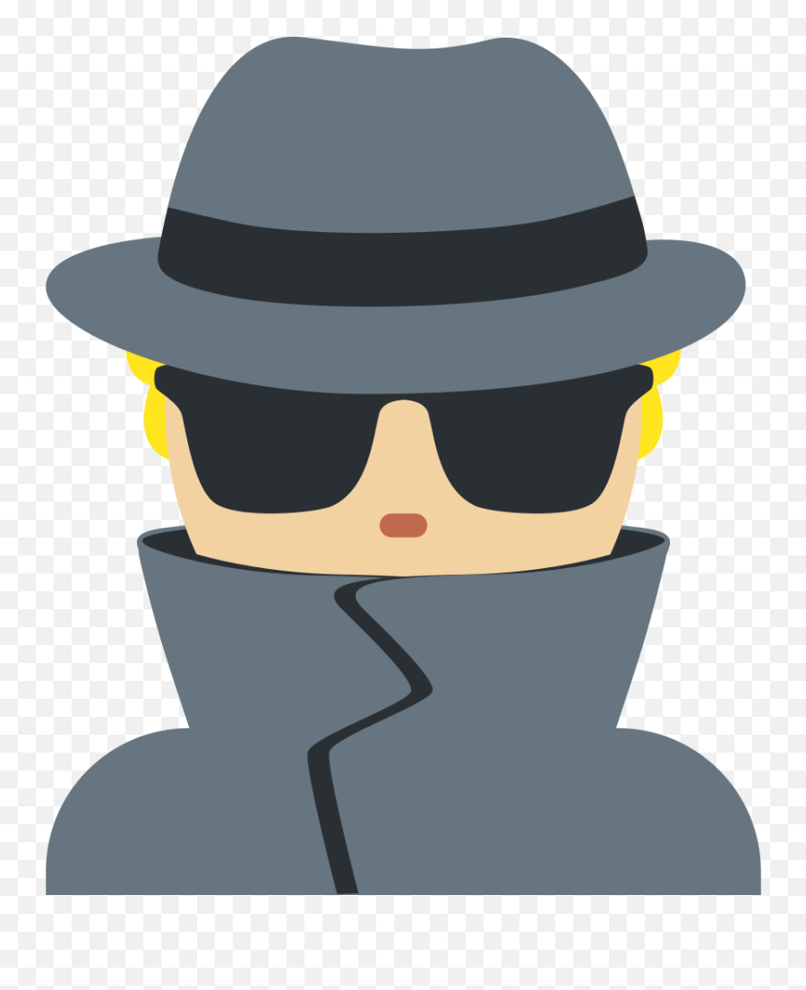 Twemoji2 1f575 - Discord Spy Emoji,Emoji With Glasses