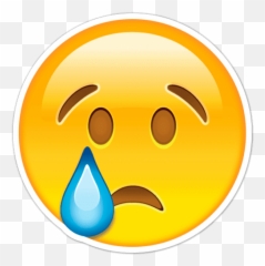 Free Png Download Sad Emoji Images Background - Crying Transparent