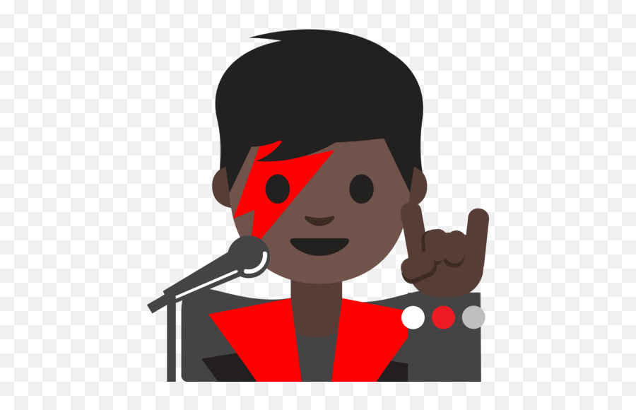 Dark Skin Tone Emoji - Emoji,Singer Emoji
