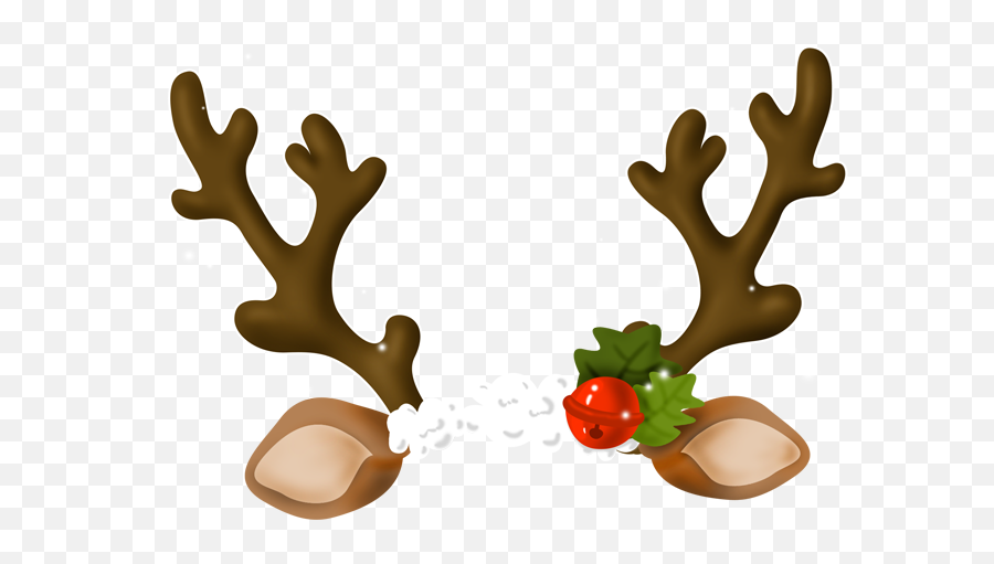 Emoji Reindeer Hat Christmas Crown - Transparent Reindeer Antlers Png,Emoji Winter Hat