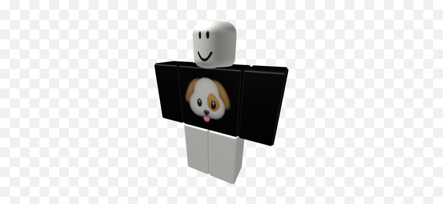 Black Dog Emoji Shirt - Withered Bonnie Roblox Shirt,Black Dog Emoji