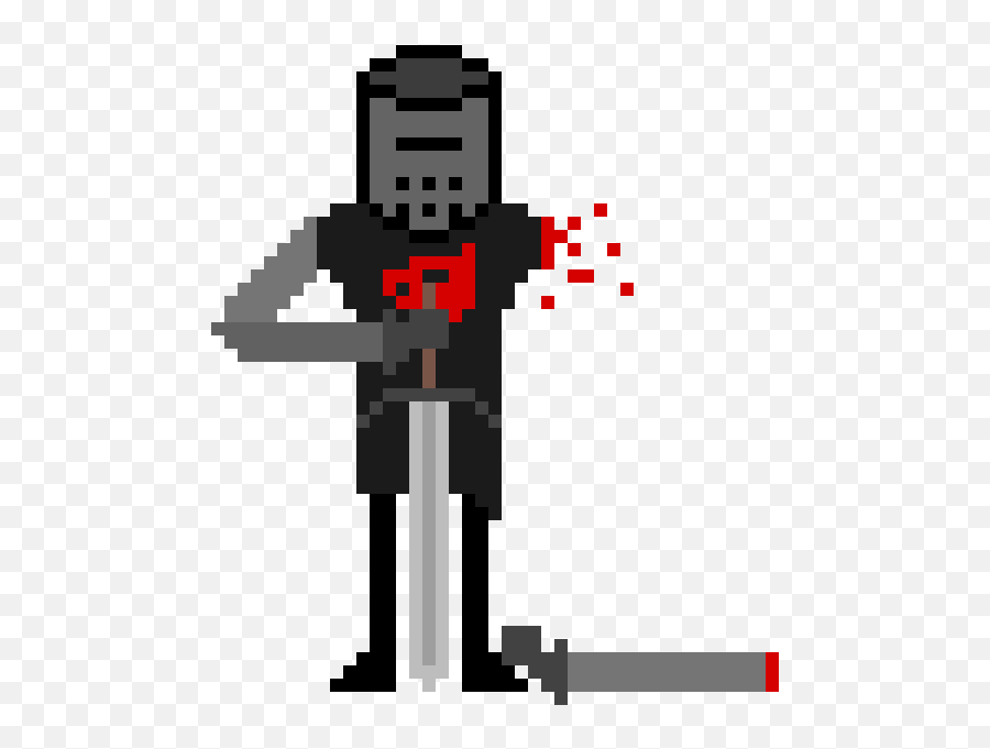 Pixilart - Black Knight Monty Python Png Emoji,Knight Emoji