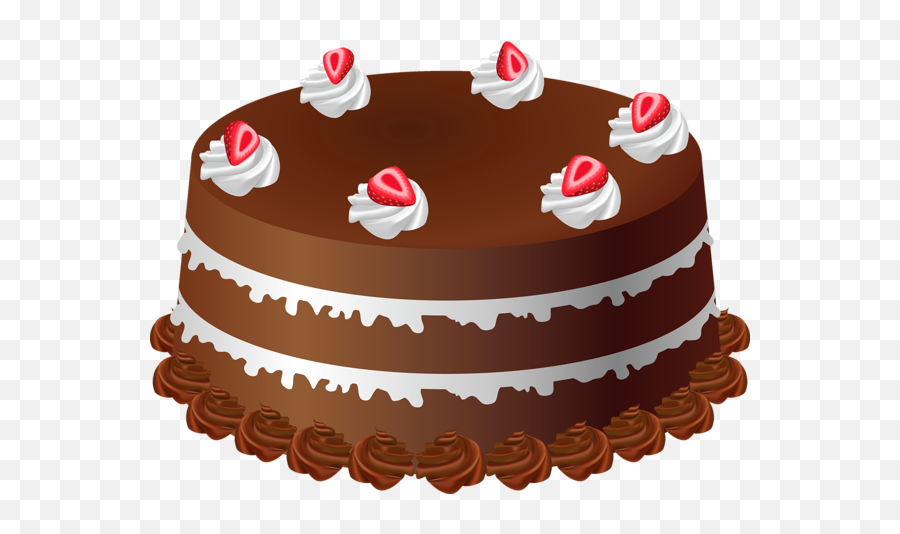 Chocolate Cake Art Png Large Picture - Chocolate Cake Clipart Png Emoji,Emoji Cake Ideas