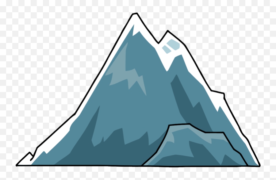 Iceberg Clipart Snow Mountain Iceberg - Mountain Clipart Emoji,Iceberg Emoji