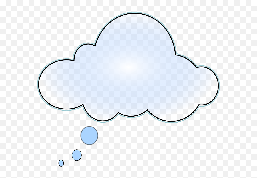 Download Think Cloud Png - Hình Ám Mây Suy Ngh Emoji,Thought Cloud Emoji