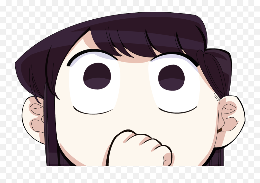 Komi - Komi Can T Communicate Emoji,Shaky Eyes Emoji