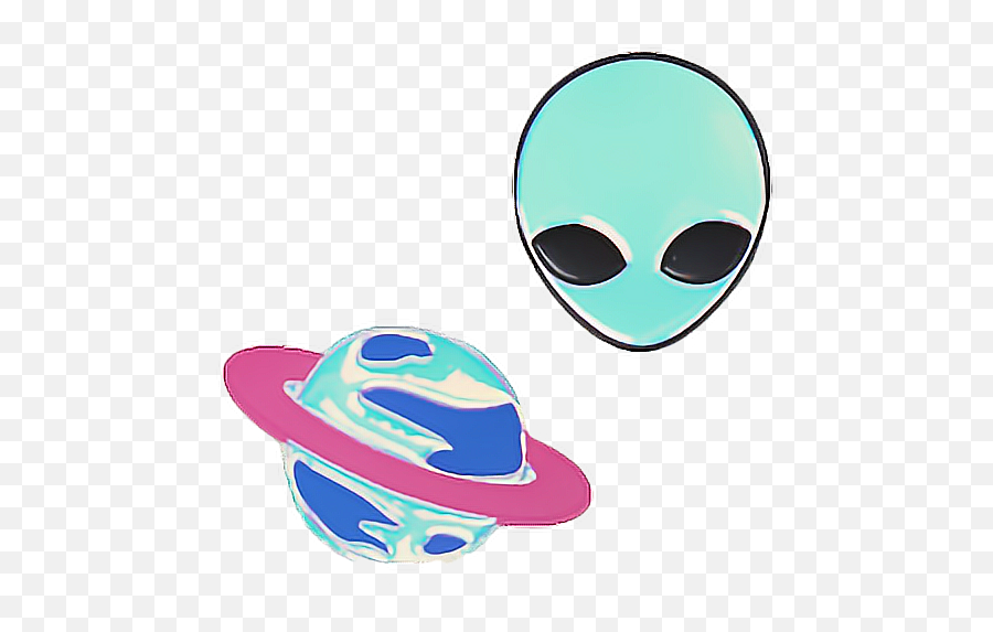 Png Edit Tumblr Overlay Alien - Overlays Png Tumblr Aliens Emoji,Skinny Dipping Emoji