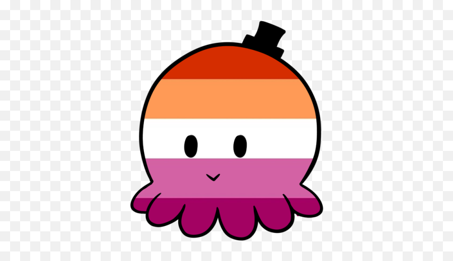Queer Octopus - Clip Art Emoji,Octopus Pen Emoji