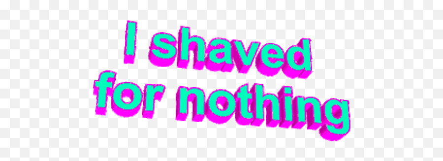 Shaving Sticker Gif - Gif I Have Shaved For Nothing Emoji,Shaving Emoji