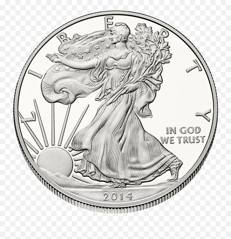 Liberty Obverse - 2020 Silver Eagle Proof Emoji,Emoji Statue Of Liberty