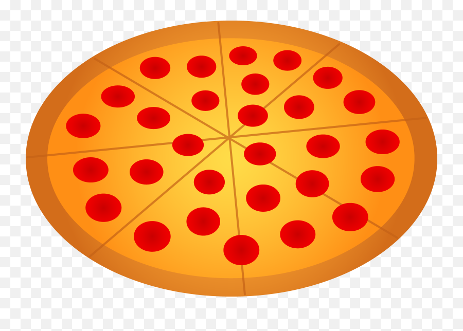 Pepperoni Pizza Clipart Free - Pizza Pepperoni Clip Art Emoji,Slice Of Pizza Emoji