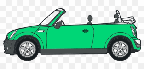 Clipart Car Convertible Clipart Car - Cartoon Transparent Car Png Emoji,Mini Cooper Emoji