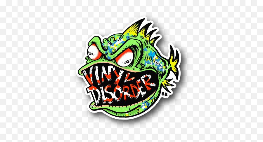 Fish Vinyl Disorder Free Sticker 08 - Illustration Emoji,Sapling Emoji