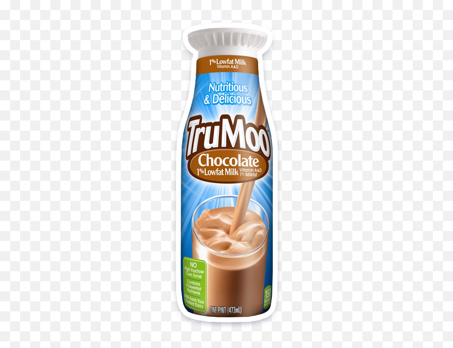 Trumoo Brand Milk Stickers - Chocolate Milk Trumoo Whole Milk Emoji,Chocolate Milk Emoji